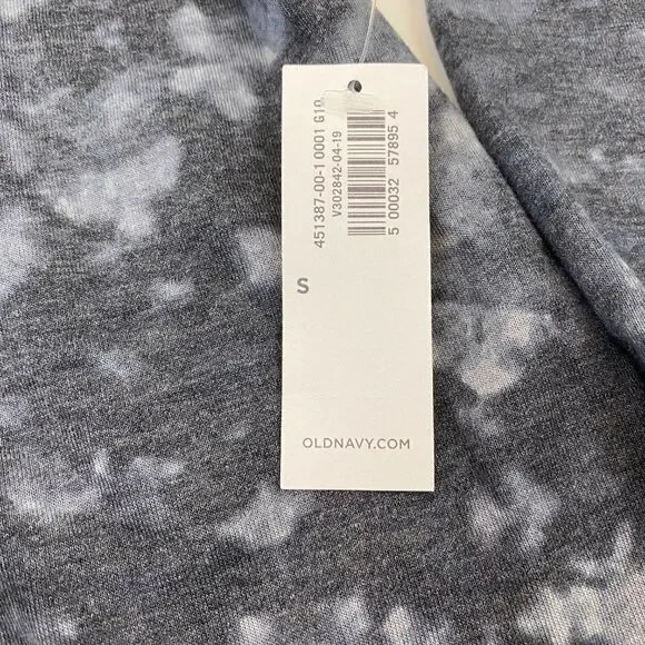 NWT Old Navy Activewear tie dye cropped side slit athleisure top small - Picture 6 of 7